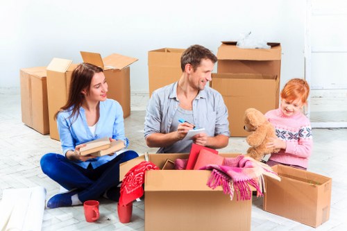 Unpacking support in Brookgreen helping a family settle into a new home