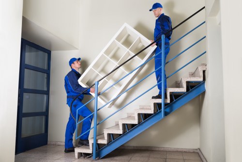 Professional house removals planning in Brookgreen with packed boxes