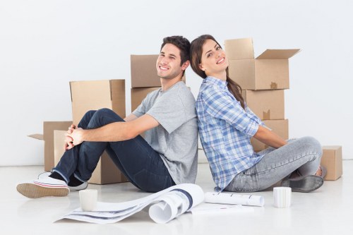 Local Brookgreen van loaded with furniture and moving boxes