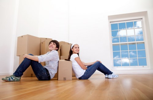 Moving van operation with secure load and safety awareness