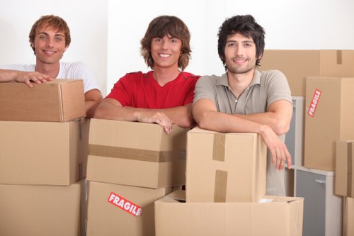 Technology and workstation preparation for office relocation services in Brookgreen