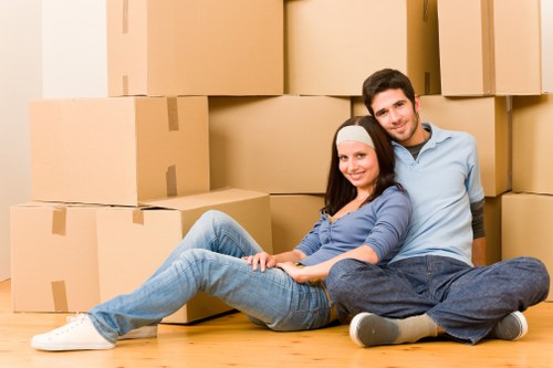 Local removals team handling access challenges in Brook Green
