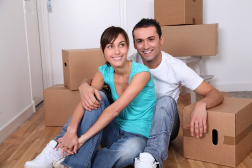 Experienced movers loading household items for a Brookgreen move