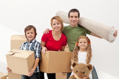 Local Brookgreen removals team preparing furniture for transport