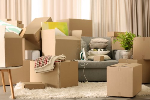 Organised moving day for flat removals in Brookgreen
