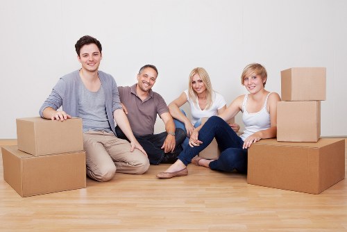 Packing and loading items into a Brookgreen moving truck
