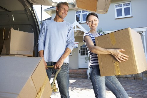 Commercial removals team handling office relocation in Brook Green