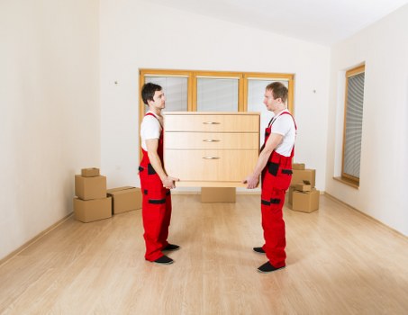 Careful packing of household items for a Brookgreen relocation
